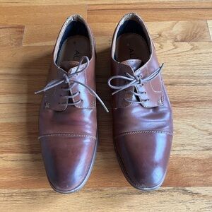 ALDO Lace Up Brown Leather Oxford Shoes 9